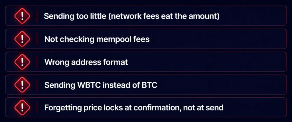 Common Bitcoin prepaid card deposit mistakes to avoid