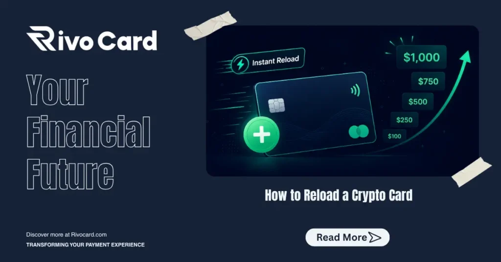 How to reload a crypto card — add balance to your Rivocard virtual Visa in seconds